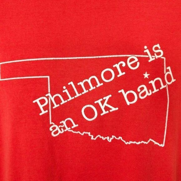 Philmore Is An OK Band T Shirt Vintage 90s Christian Punk Rock Music Oklahoma - Picture 2 of 5